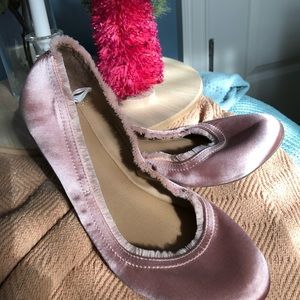 Pink Mossimo Ballet Fringe Flats 8.5